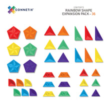 Load image into Gallery viewer, CONNETIX - 36 Pcs - Shape Expansion Pack - Rainbow