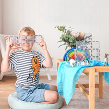 Load image into Gallery viewer, CONNETIX - 12 Pcs - Rectangle Pack - Clear