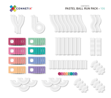 Load image into Gallery viewer, CONNETIX - 106 Pcs - Ball Run Pack - Pastel