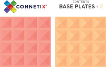Load image into Gallery viewer, CONNETIX - 2 Pcs - Base Plate - Lemon and Peach Pack
