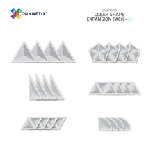 Load image into Gallery viewer, CONNETIX - 24 Pcs - Shape Expansion Pack - Clear
