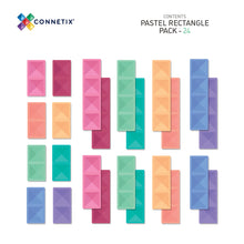 Load image into Gallery viewer, CONNETIX - 24 Pcs - Rectangle Pack - Pastel
