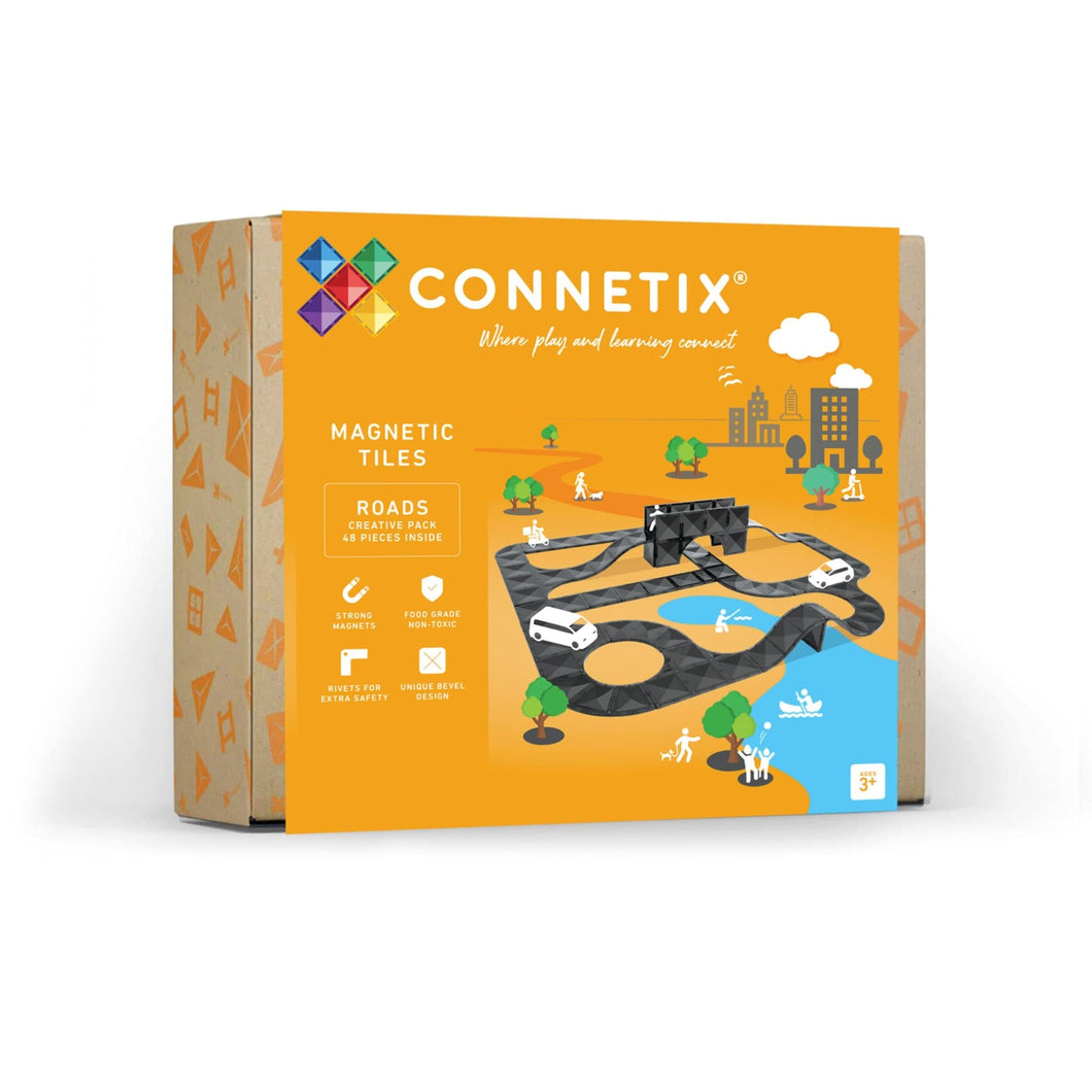 Connetix - 48 pcs - Road Range - Creative Roads Pack