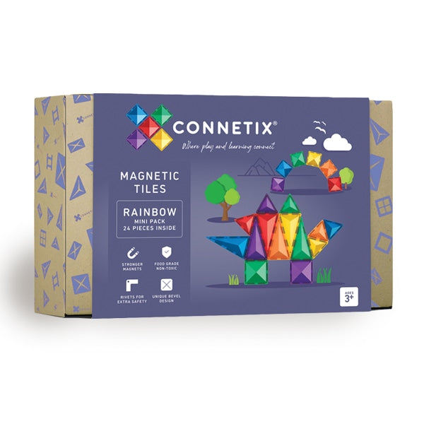 CONNETIX - 24 Pcs - Mini Pack - Rainbow