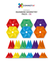 Load image into Gallery viewer, CONNETIX - 30 Pcs - Geometry Pack - Rainbow
