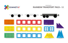 Load image into Gallery viewer, CONNETIX - 50 Pcs - Transport Pack - Rainbow
