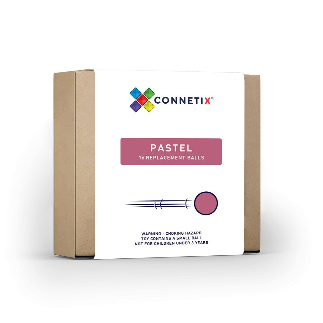 CONNETIX - 16 Pcs - Replacement Ball Pack - Pastel